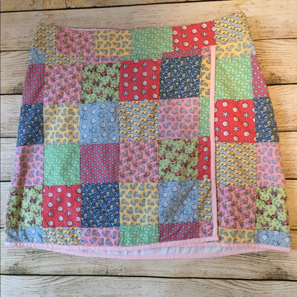 Vineyard Vines Patchwork Skirt Size 8